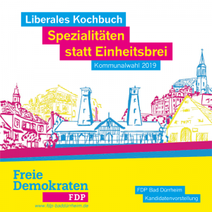 Titelbild der Broschüre FDP Kandidatenvorstellung zur Kommunalwahl 2019 in Bad Dürrheim