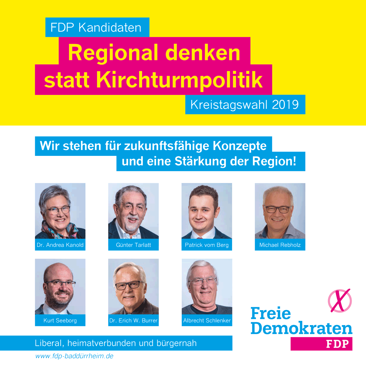 FDP Kandidaten Bad Dürrheim Kreistagswahl 2019